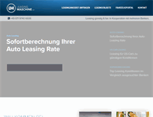 Tablet Screenshot of leasingmaschine.de